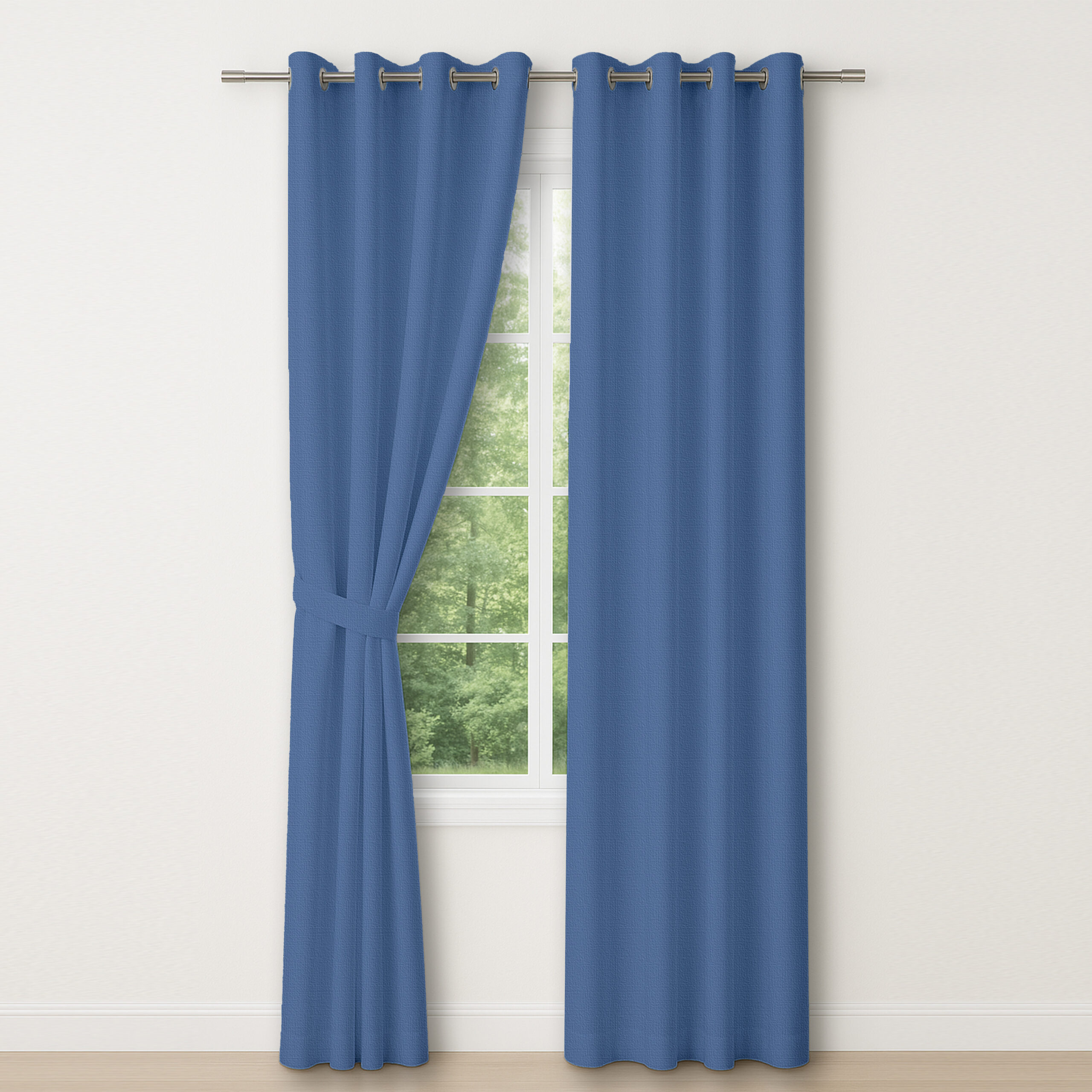 AMALI - Matty Fabric - 2 Panels Curtain Set - 16 Grommets