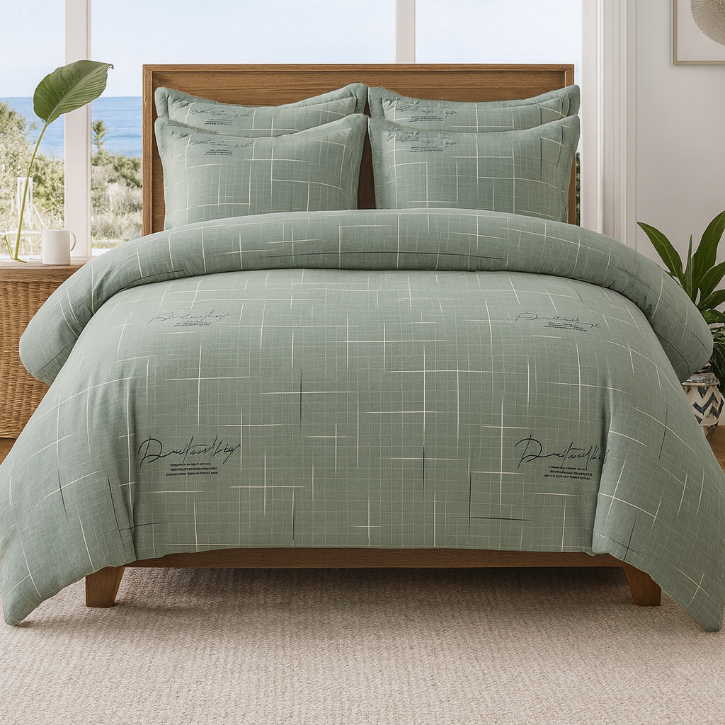 AMALI – Bedding set – Crosshatch